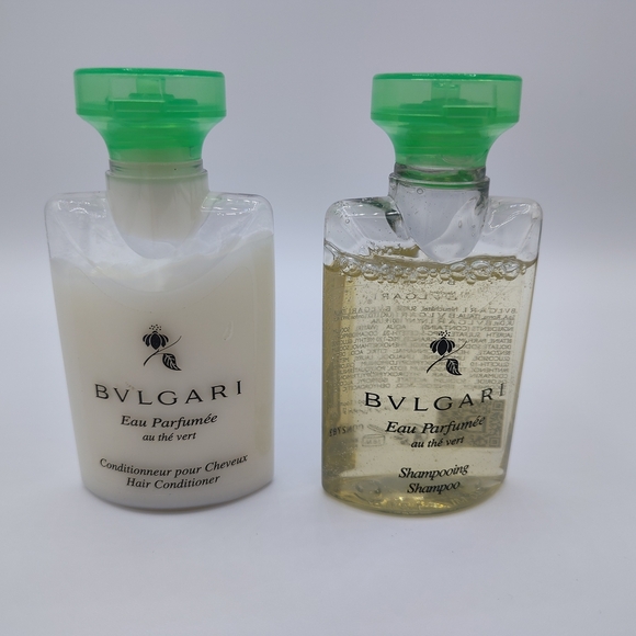 BVLGARI Other - BVLGARI Eau Parfumée au Thé Vert Shampoo & Conditioner Set | Luxury Travel